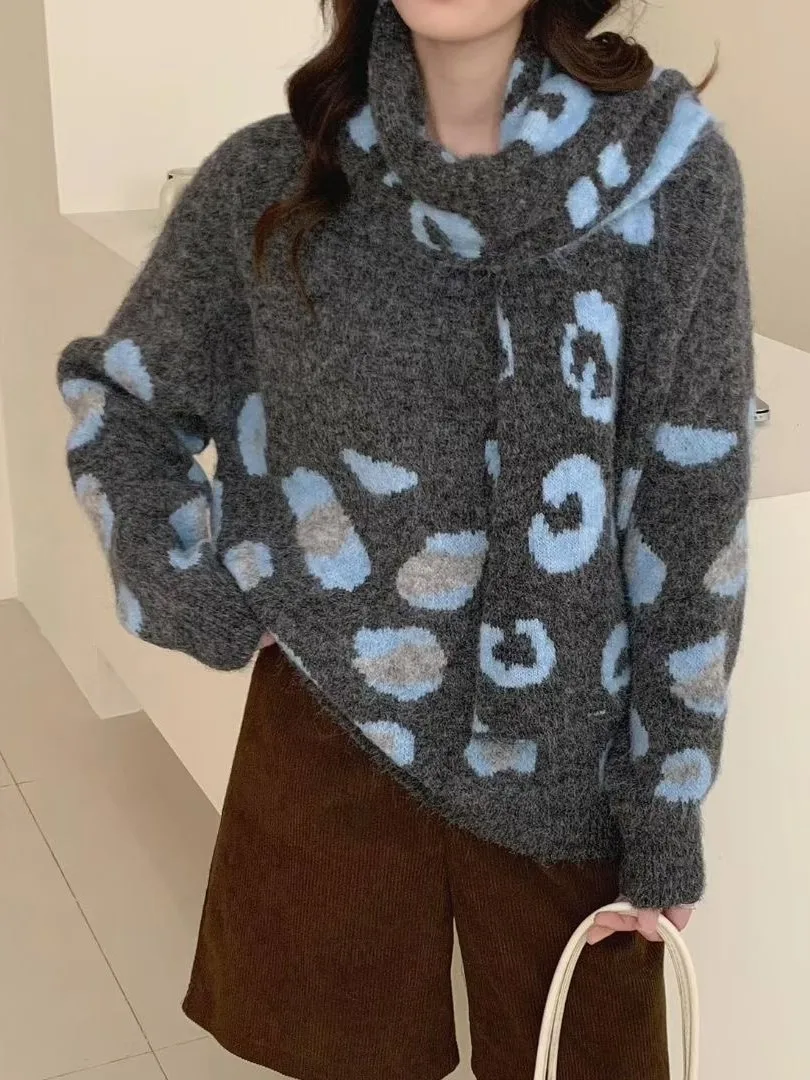 Женский утепленный вязаный комплект: свитер и пальто с леопардовым принтом, модный зимний повседневный наряд, теплый комплект из двух предметов
Женский утепленный вязаный комплект: свитер и пальто с леопардовым принтом, модный зимний повседневный наряд, теплый комплект из двух предметов