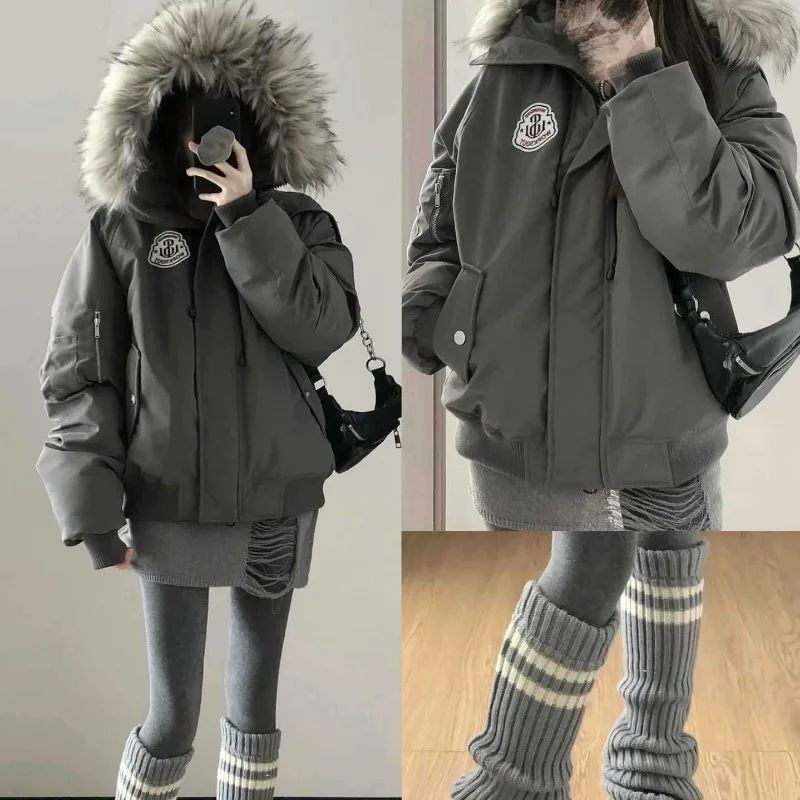 YYAHAHAS Big Collar Cotton Jacket for Women in Winter 2025 New Parkas Loose and Thick Warm Jacket Trend Female Clothing
YYAHAHAS Big Collar Cotton Jacket for Women in Winter 2025 New Parkas Loose and Thick Warm Jacket Trend Female Clothing