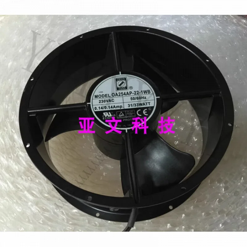 Y+1PCS OA254AP-22-1WB 230VAC 0.14A 31/33W 25489 Fan
Y+1PCS OA254AP-22-1WB 230VAC 0.14A 31/33W 25489 Fan
