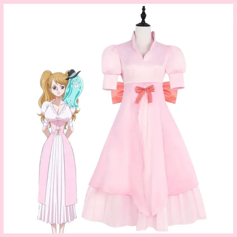 2025 aaa Anime Charlotte Pudding Cosplay Costume Pink T-shirt Princess Skirt Wedding Dress Wig Adult Woman Sexy Masked Ball Suit
2025 aaa Anime Charlotte Pudding Cosplay Costume Pink T-shirt Princess Skirt Wedding Dress Wig Adult Woman Sexy Masked Ball Suit