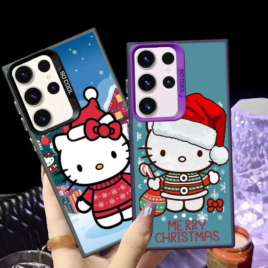 Чехол для Samsung Galaxy S25 S23 S24 FE S23 Note 20 Ultra S20 Plus S21 S22, задняя крышка телефона, милый рождественский чехол Hello Kitty
Чехол для Samsung Galaxy S25 S23 S24 FE S23 Note 20 Ultra S20 Plus S21 S22, задняя крышка телефона, милый рождественский чехол Hello Kitty