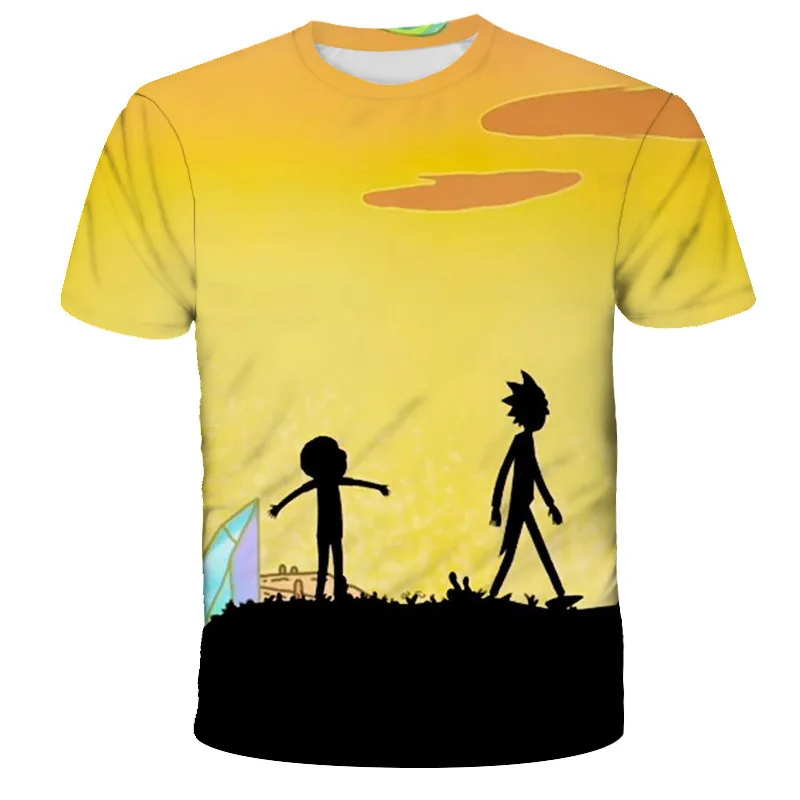 T-shirt men's printed 3D cartoon modi short-sleeved round neck children's clothing summer children
T-shirt men's printed 3D cartoon modi short-sleeved round neck children's clothing summer children