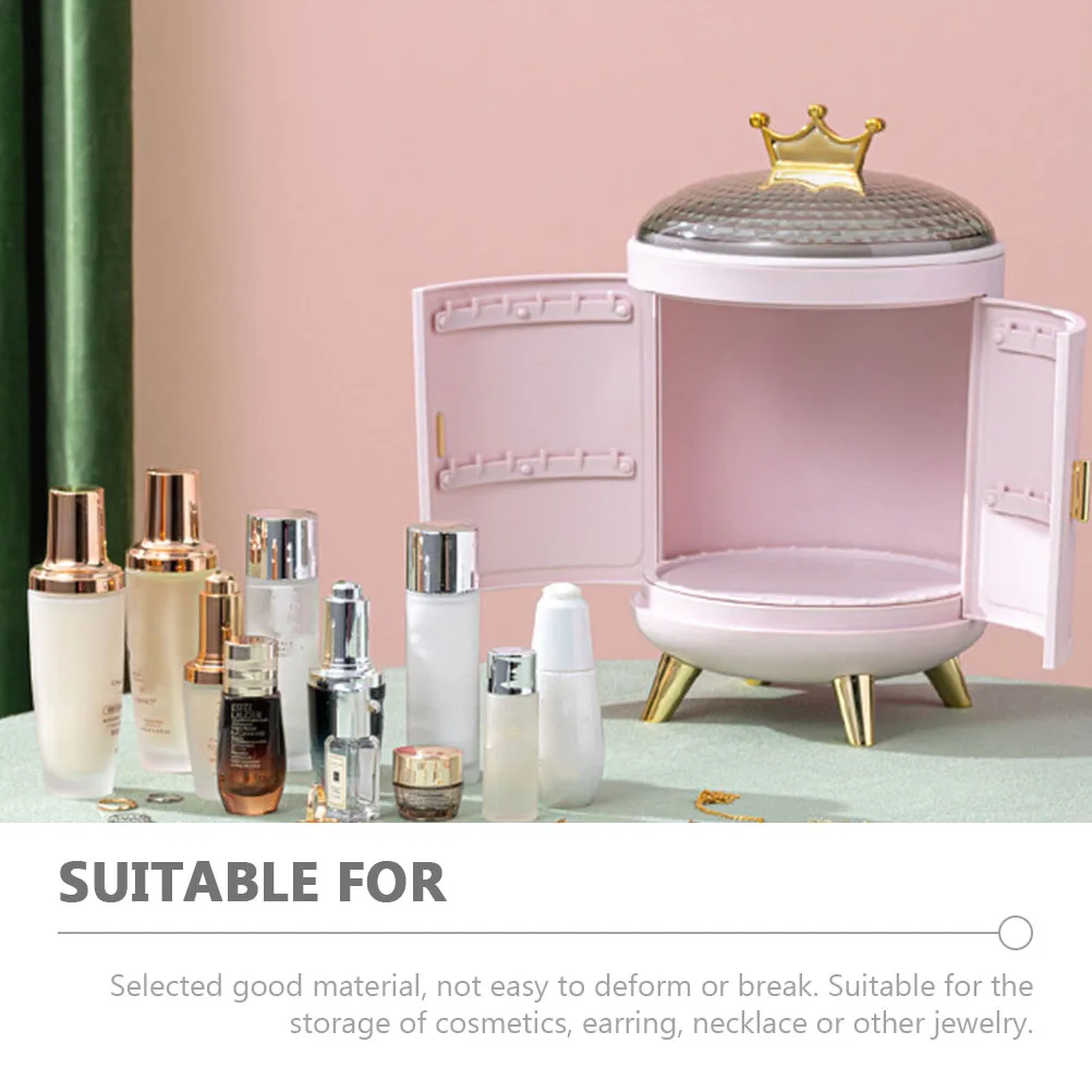Rotating Jewelry Box Decoration Cylindrical Necklace Case Earring Storage Container
Rotating Jewelry Box Decoration Cylindrical Necklace Case Earring Storage Container