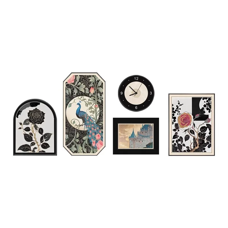 French retro living room decoration painting, medieval flower and bird sofa background wall mural
French retro living room decoration painting, medieval flower and bird sofa background wall mural