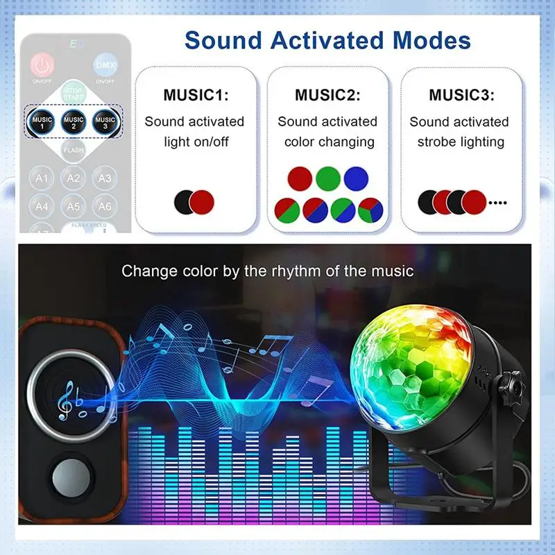 ABHQ-Огни для вечеринок, RGB Dj Disco Ball Light со звуковой активацией и дистанционным управлением, сценический светильник для танцевальных вечеринок, бара, вилка стандарта США
ABHQ-Огни для вечеринок, RGB Dj Disco Ball Light со звуковой активацией и дистанционным управлением, сценический светильник для танцевальных вечеринок, бара, вилка стандарта США