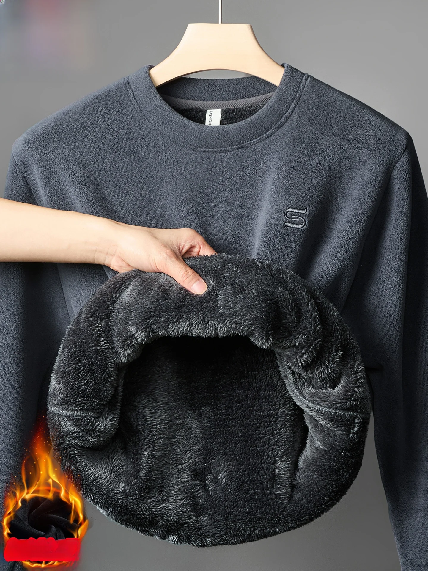 TUCANO Winter Thiened Fce Lined round Ne Sweatirt Men's Warm Base Layer irt Special Extra Thi Cozy Ci Faion ...
TUCANO Winter Thiened Fce Lined round Ne Sweatirt Men's Warm Base Layer irt Special Extra Thi Cozy Ci Faion ...