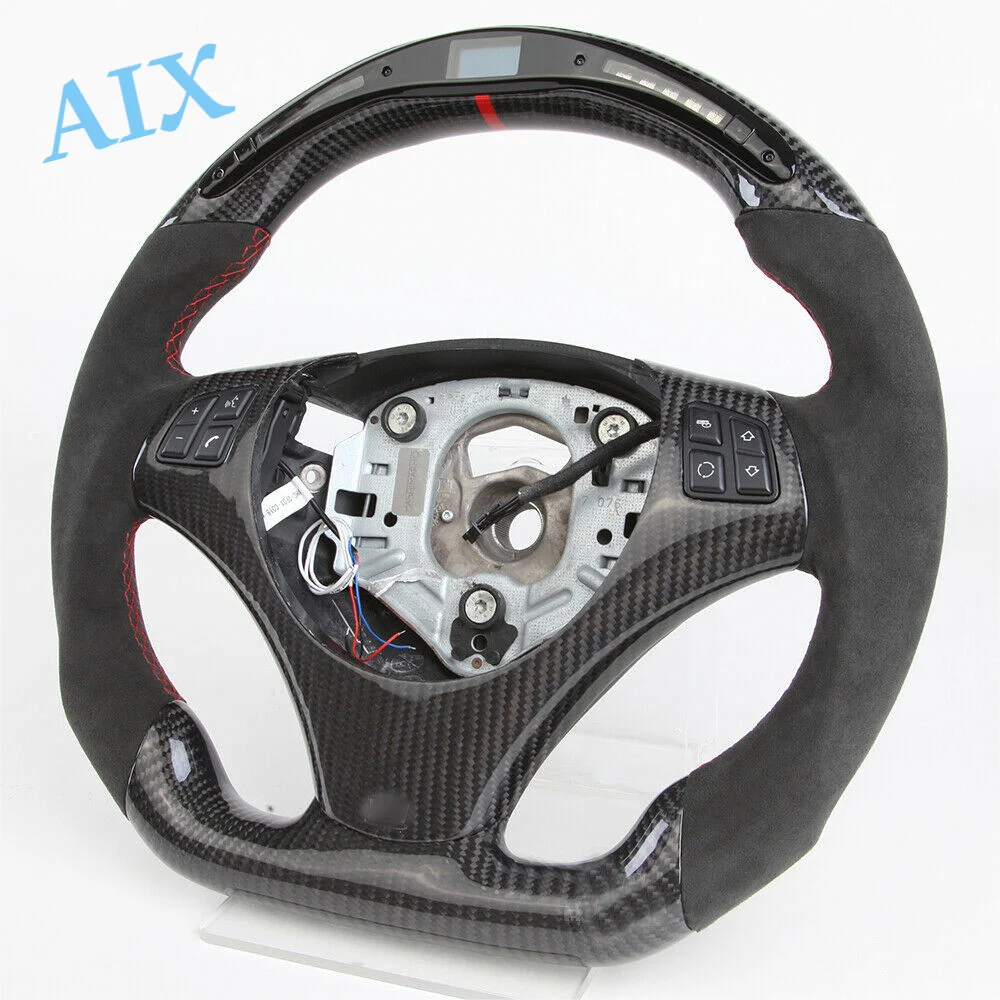 LED Carbon Fiber Alcantara Steering Wheel for BMW E90 E92 M3 E82 E90 E87 M3 M2
LED Carbon Fiber Alcantara Steering Wheel for BMW E90 E92 M3 E82 E90 E87 M3 M2