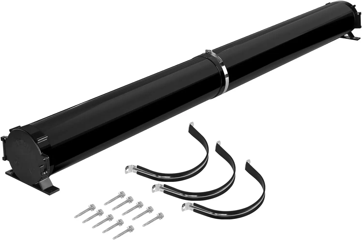 RV Adjustable EZ Hose Carrier TR5094BK with Door Cap and Mounting Screws, 50''-94'', Black, 3 Mounting Tabs Included
RV Adjustable EZ Hose Carrier TR5094BK with Door Cap and Mounting Screws, 50''-94'', Black, 3 Mounting Tabs Included