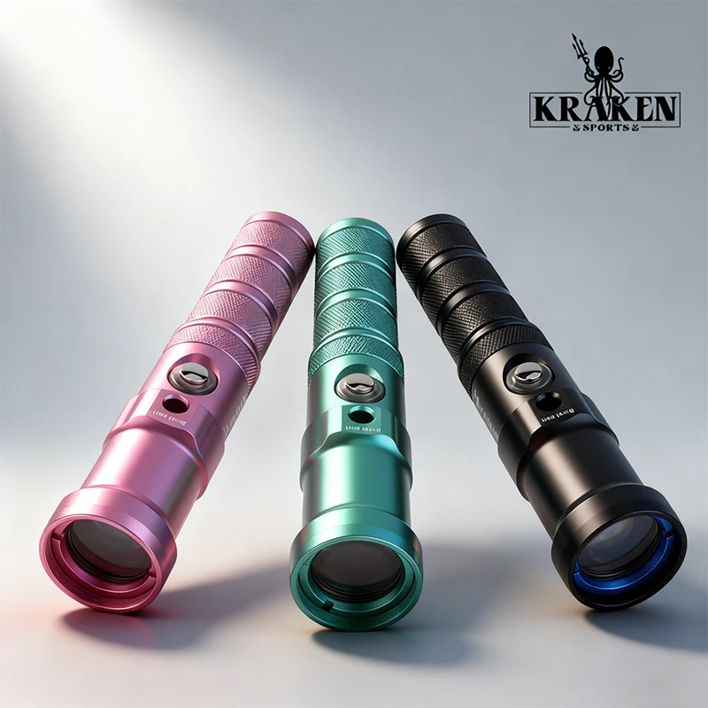 Kraken Snoot V2 800-lumen diving light portable flashlight is suitable for hiking, diving, exploration and photography.
Kraken Snoot V2 800-lumen diving light portable flashlight is suitable for hiking, diving, exploration and photography.