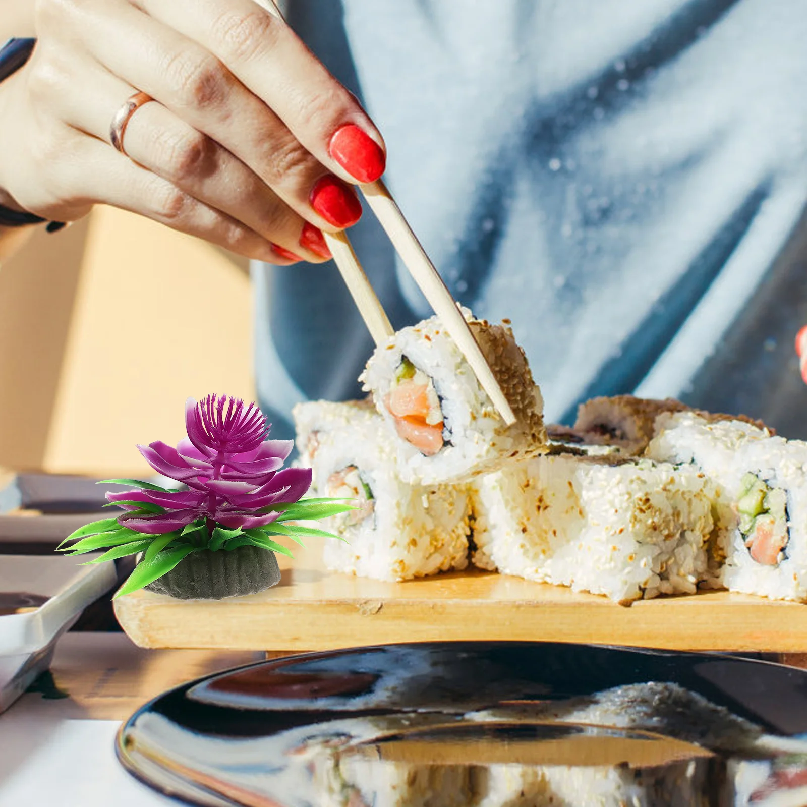 10 Pcs Creative Plate Lotus Decoration Sushi Tray Decorations Flower Plates Ornament Sashimi Decorative
10 Pcs Creative Plate Lotus Decoration Sushi Tray Decorations Flower Plates Ornament Sashimi Decorative