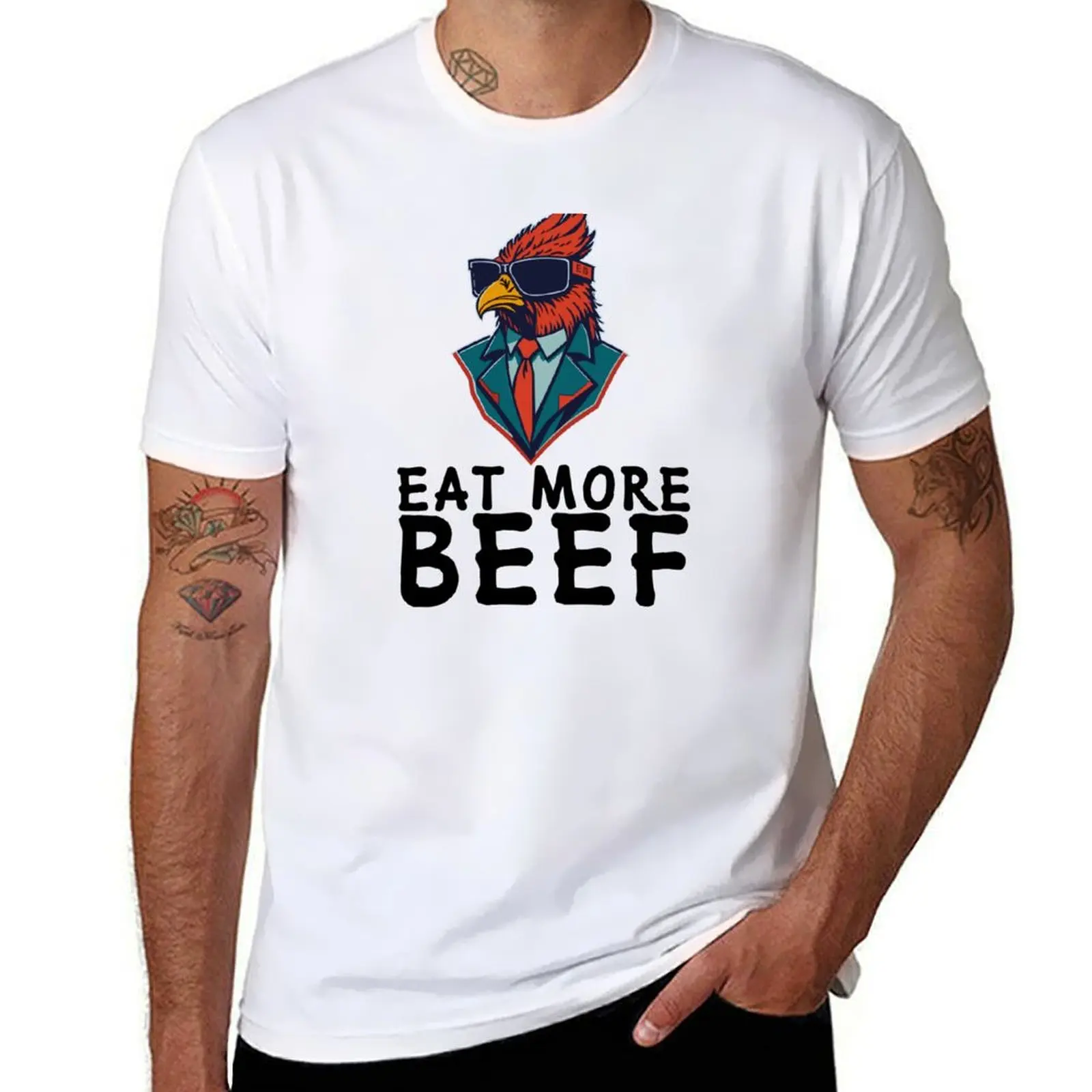 Eat more Beef - Eat more Chicken T-Shirt man t shirt heavy cotton cotton t shirt man T-Shirt
Eat more Beef - Eat more Chicken T-Shirt man t shirt heavy cotton cotton t shirt man T-Shirt
