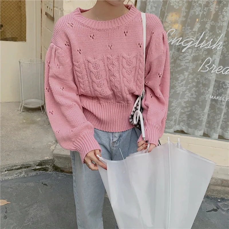 Autumn New Loose and Lazy Style Twist round Neck Pullover Long Sleeve Hollow Knitted Sweater WomeninsTide
Autumn New Loose and Lazy Style Twist round Neck Pullover Long Sleeve Hollow Knitted Sweater WomeninsTide