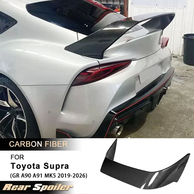 Car Rear Trunk Spoiler Wings for Toyota Supra GR A90 A91 MK5 2019-2026 Racing Rear Spoiler Boot Trunk Wing Lip Full Carbon Fiber
Car Rear Trunk Spoiler Wings for Toyota Supra GR A90 A91 MK5 2019-2026 Racing Rear Spoiler Boot Trunk Wing Lip Full Carbon Fiber