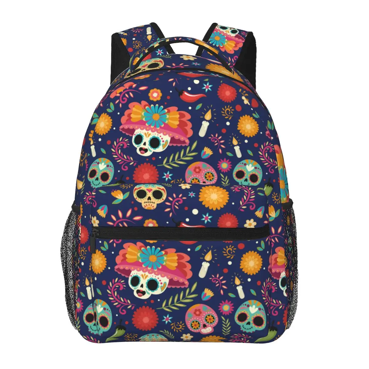 Teenagers Boy Backpack Skulls With Floral Hats Casual Laptop Backpack Student School Bag Backpack
Teenagers Boy Backpack Skulls With Floral Hats Casual Laptop Backpack Student School Bag Backpack