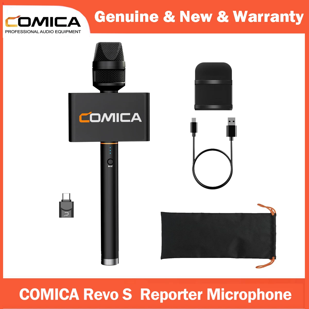 Comica Audio Revo S беспроводной кардиоидный конденсаторный микрофон-репортер для смартфонов iPhone Android ноутбуков ПК интервью Creator
Comica Audio Revo S беспроводной кардиоидный конденсаторный микрофон-репортер для смартфонов iPhone Android ноутбуков ПК интервью Creator