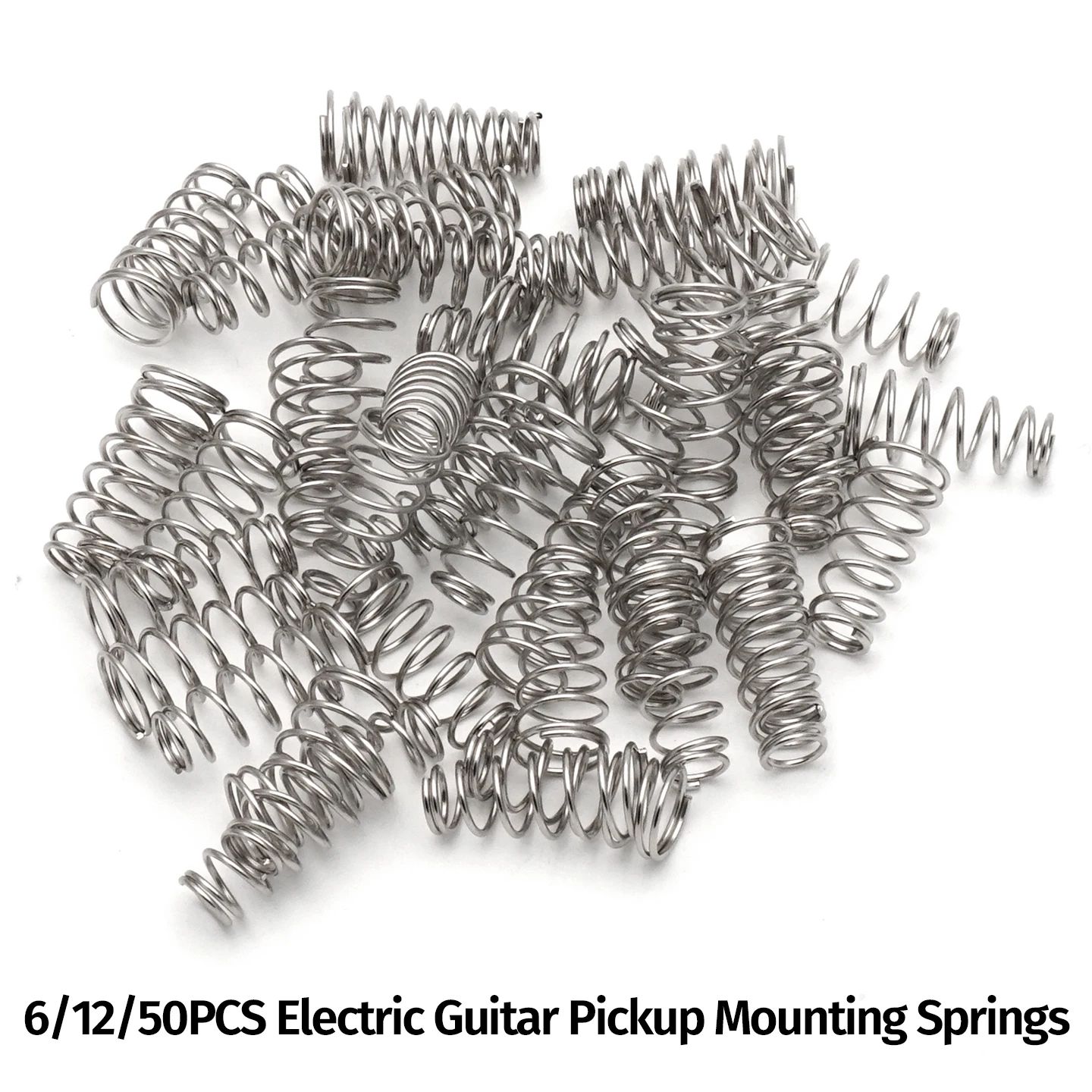 6/12/50PCS Guitar Single Coil Pickup Springs ST Style Pickup Mounting Compression Springs 0.6x14.5mm
6/12/50PCS Guitar Single Coil Pickup Springs ST Style Pickup Mounting Compression Springs 0.6x14.5mm