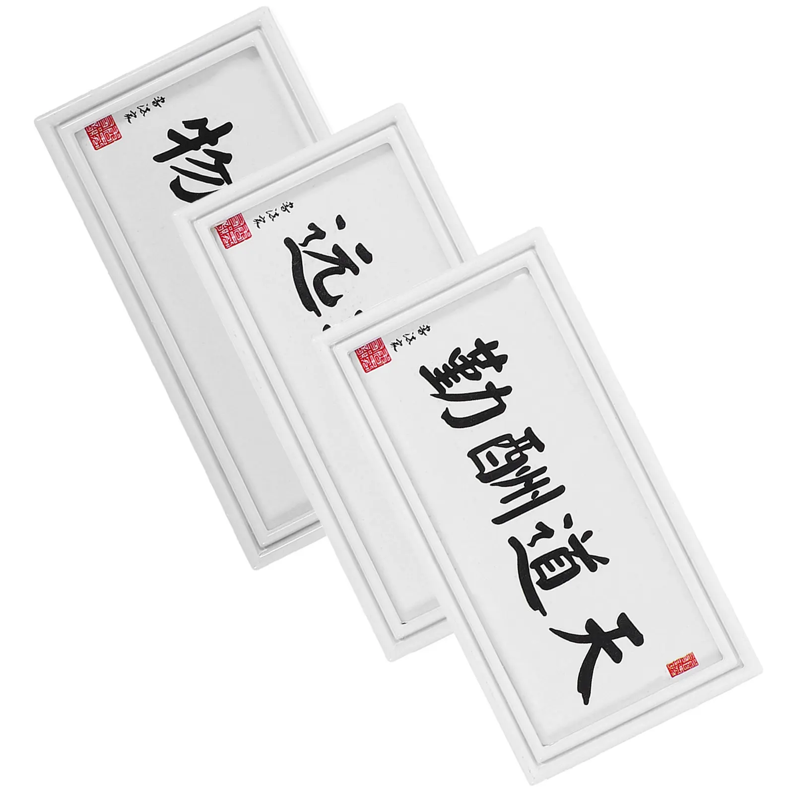 3Pcs Exquisite Mini Picture Frames with Traditional Calligraphy Artwork for Miniature House Decoration Miniature Accessories
3Pcs Exquisite Mini Picture Frames with Traditional Calligraphy Artwork for Miniature House Decoration Miniature Accessories