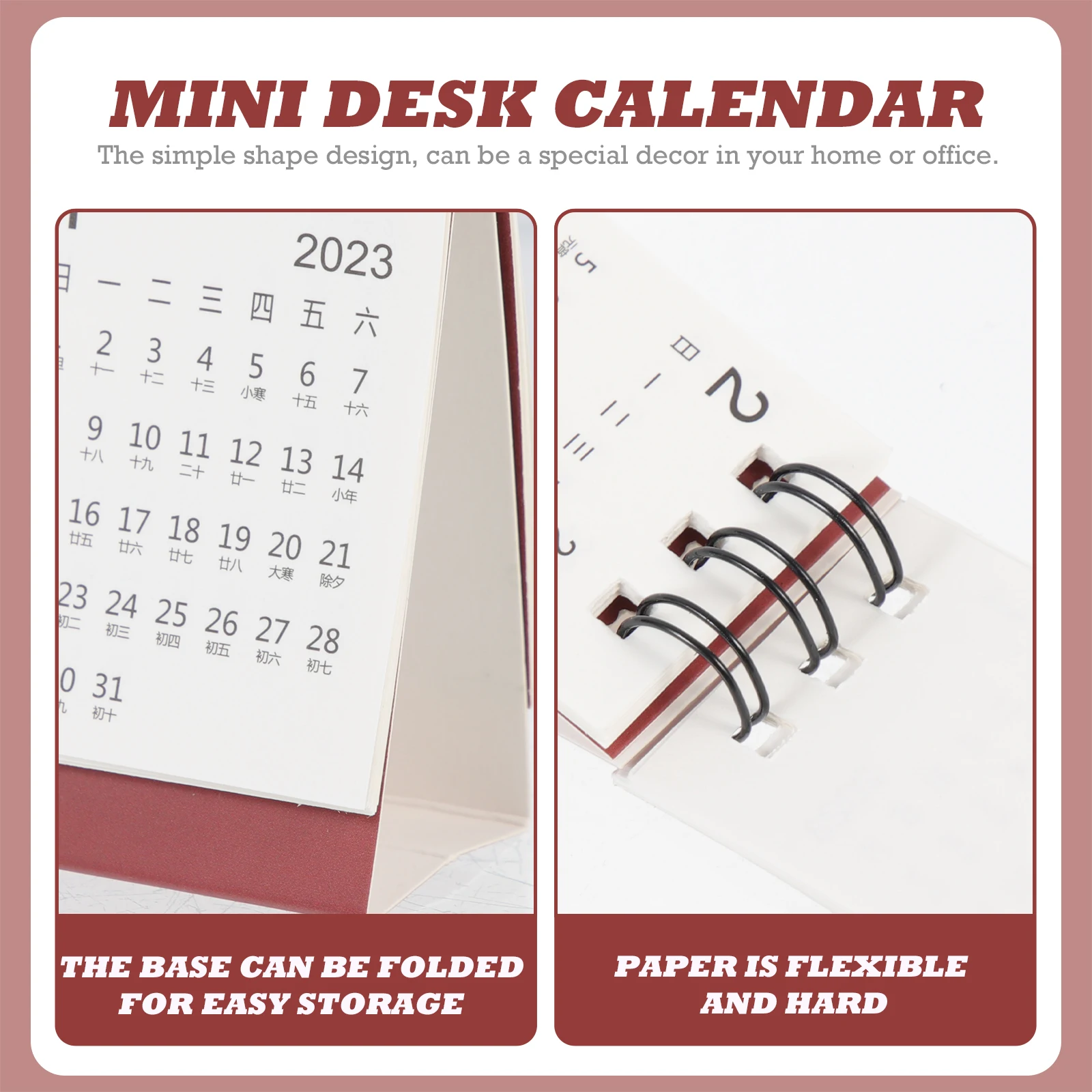 8pcs Chinese Style Mini Desk Calendars Compact Office Home Supplies Portable Monthly Tabletop Calendar For Students Teachers
8pcs Chinese Style Mini Desk Calendars Compact Office Home Supplies Portable Monthly Tabletop Calendar For Students Teachers