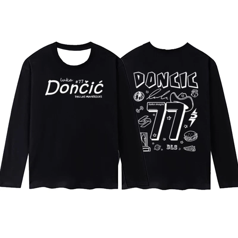Men's Quick-drying No. 77 Quick-drying Long-sleeved Dončić Printing Comfortable Sports Breathable Sweat-absorbing Long Sleeves
Men's Quick-drying No. 77 Quick-drying Long-sleeved Dončić Printing Comfortable Sports Breathable Sweat-absorbing Long Sleeves