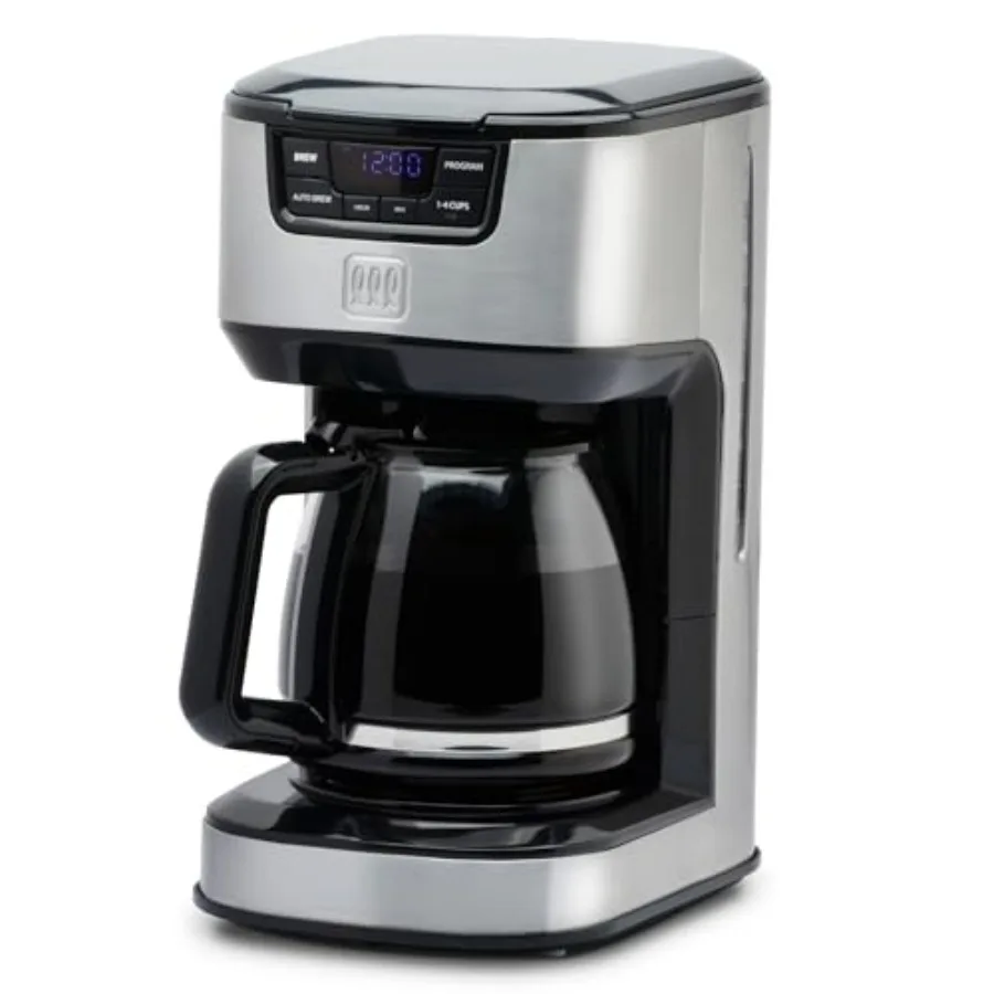 Цифровая капельная кофеварка на 12 чашек, нержавеющая сталь, TM-129CM
Цифровая капельная кофеварка на 12 чашек, нержавеющая сталь, TM-129CM