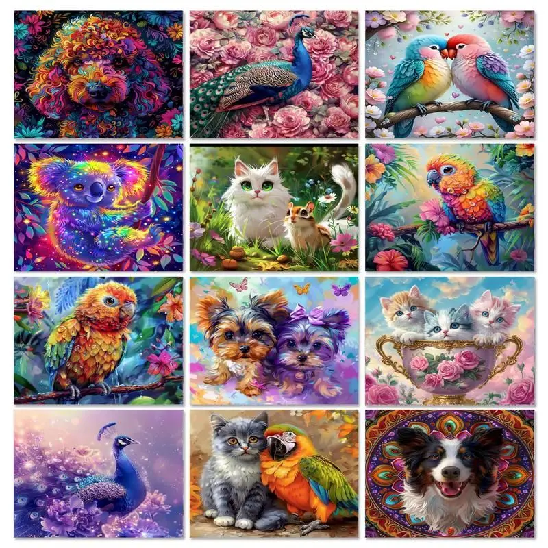 GATYZTORY Parrot Cat 60x75cm Diy Painting By Numbers Colorful Animals On Canvas Acrylic Paint Coloring By Numbers For Home Decor
GATYZTORY Parrot Cat 60x75cm Diy Painting By Numbers Colorful Animals On Canvas Acrylic Paint Coloring By Numbers For Home Decor
