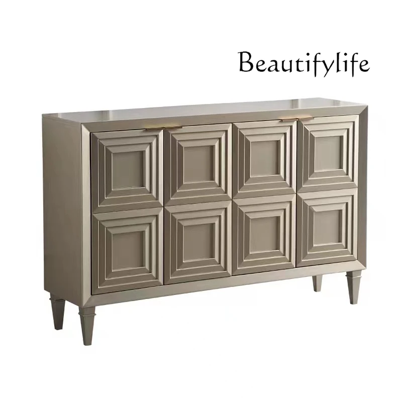 American light luxury door cabinet simple modern living room home decoration home solid wood dining side retro storage
American light luxury door cabinet simple modern living room home decoration home solid wood dining side retro storage