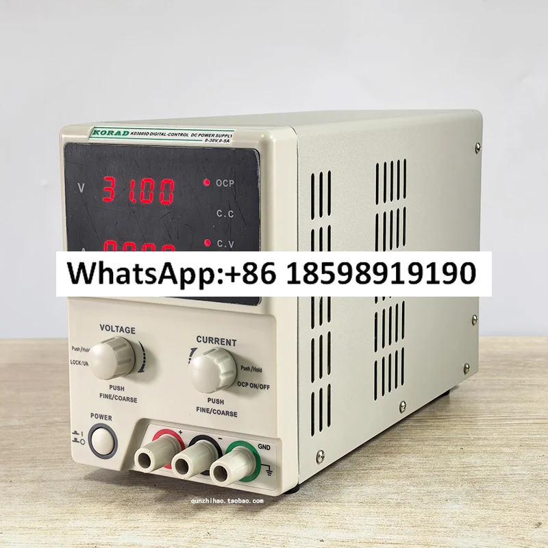 KD3003D KD3005D Linear DC Power Supply Adjustable 30V5A Notebook
KD3003D KD3005D Linear DC Power Supply Adjustable 30V5A Notebook