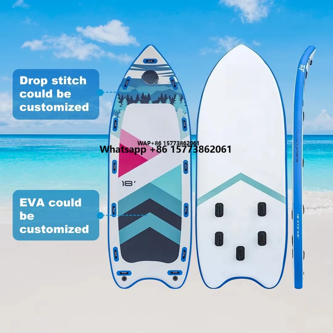 Inflatable Racing Paddle Board Surfboard Multi-Purpose Standing and Fishing Board for Ocean Waters Comes with Pump Accessory
Inflatable Racing Paddle Board Surfboard Multi-Purpose Standing and Fishing Board for Ocean Waters Comes with Pump Accessory
