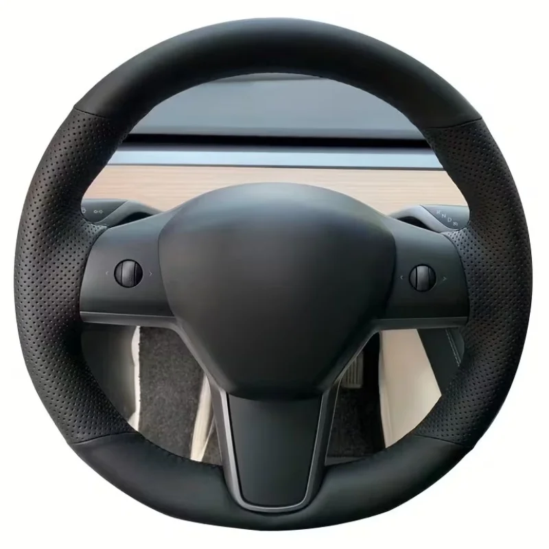 Накладка на руль для Tesla Model 3 (2019-2021) и Model Y (2015-2021) из нескользящей кожи, сделай сам
Накладка на руль для Tesla Model 3 (2019-2021) и Model Y (2015-2021) из нескользящей кожи, сделай сам