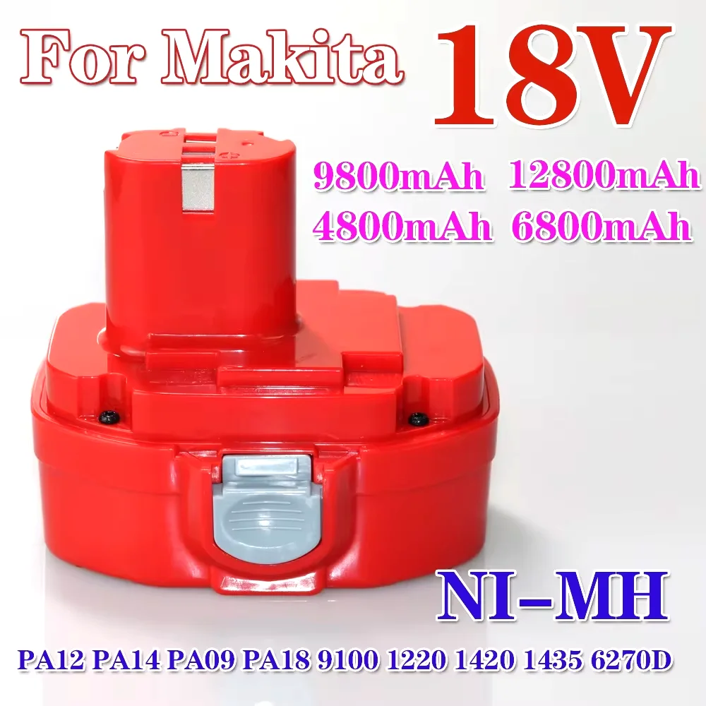 18V 6.8AH NI-MH Battery For Makita Cordless Electric Drills 1822 1823 1833 1834 1835 1835F 192827-3 192829-9 spare battery
18V 6.8AH NI-MH Battery For Makita Cordless Electric Drills 1822 1823 1833 1834 1835 1835F 192827-3 192829-9 spare battery
