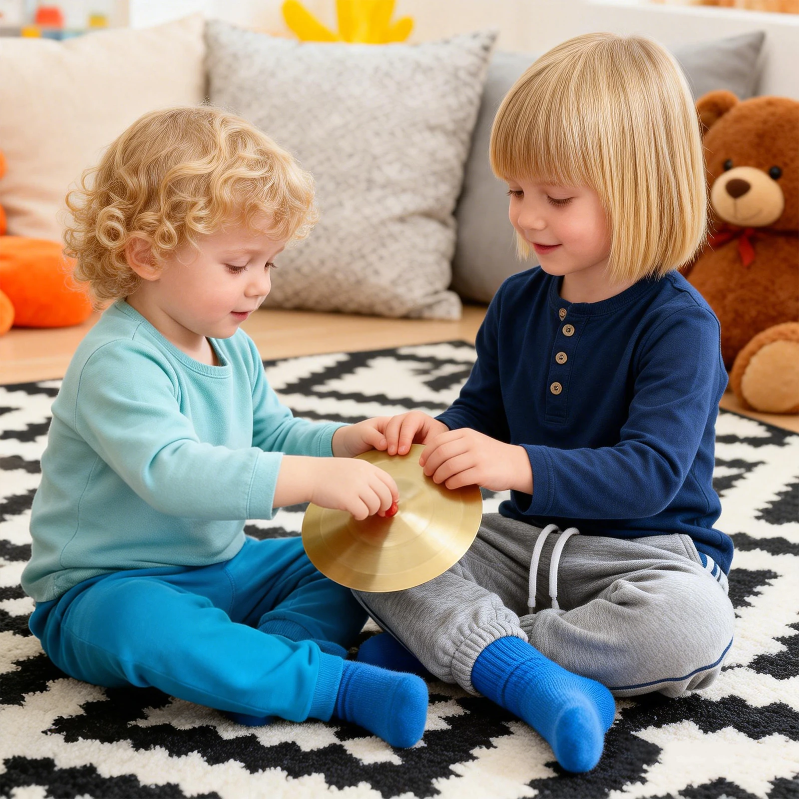 1 Pair Alloy Cymbals Lightweight Finger Cymbals For Adults Music Educational Percussion Instrument Handheld Clapper Bell
1 Pair Alloy Cymbals Lightweight Finger Cymbals For Adults Music Educational Percussion Instrument Handheld Clapper Bell