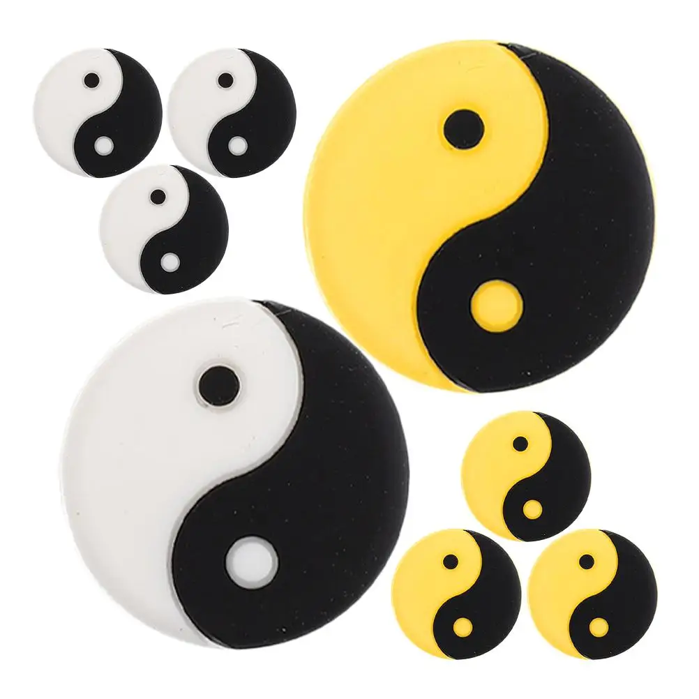 8pcs Tennis Shock Absorber Silicone Vibration Dampener Lightweight Portable Tennis Shock Absorbers White Yellow
8pcs Tennis Shock Absorber Silicone Vibration Dampener Lightweight Portable Tennis Shock Absorbers White Yellow