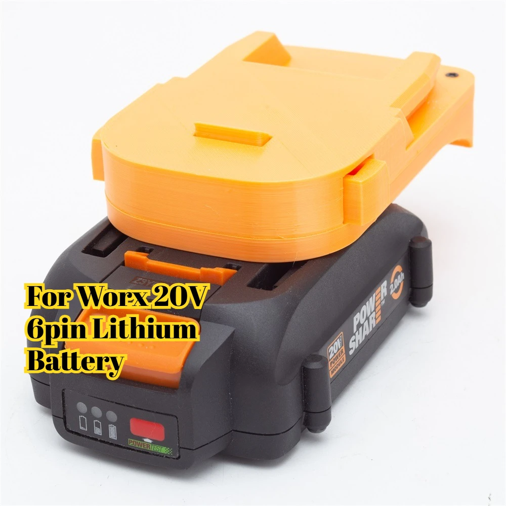 Batteries Converter Adapter For Worx 20V 6pin Lithium To For Ridgid / AEG 18V Cordless Tool (Not Include Tools And Battery)
Batteries Converter Adapter For Worx 20V 6pin Lithium To For Ridgid / AEG 18V Cordless Tool (Not Include Tools And Battery)