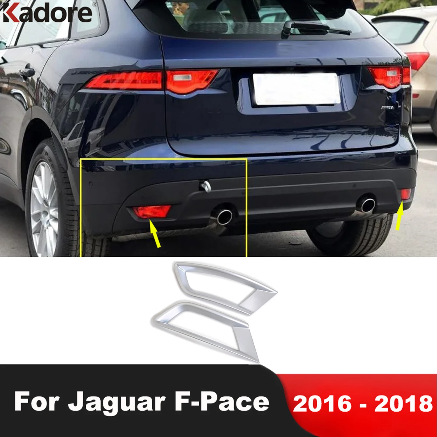 Для Jaguar F-PACE 2016 2017 2018: Матовая накладка на задний противотуманный фонарь, декоративная окантовка, аксессуары
Для Jaguar F-PACE 2016 2017 2018: Матовая накладка на задний противотуманный фонарь, декоративная окантовка, аксессуары