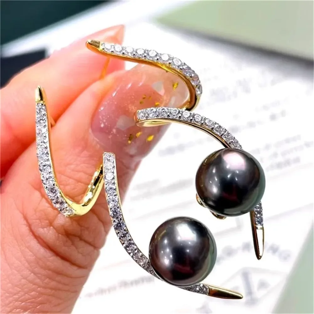 DIY Pearl Accessories 18K Bag Gold and Copper Thick Gold-plated Muse Trendy Line Design Stud Earrings Work in Progress
DIY Pearl Accessories 18K Bag Gold and Copper Thick Gold-plated Muse Trendy Line Design Stud Earrings Work in Progress
