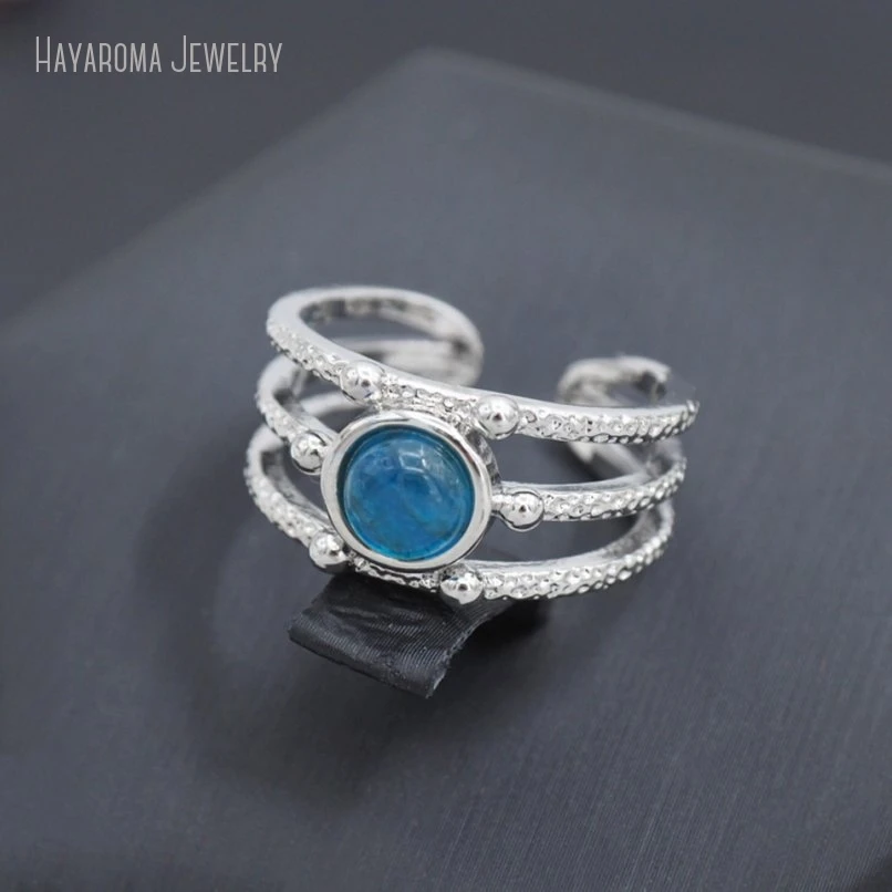10Pcs Semi-precious Stone Apatite Round Coin Shape Circle Wholesale Silver Color Ring RM51355
10Pcs Semi-precious Stone Apatite Round Coin Shape Circle Wholesale Silver Color Ring RM51355