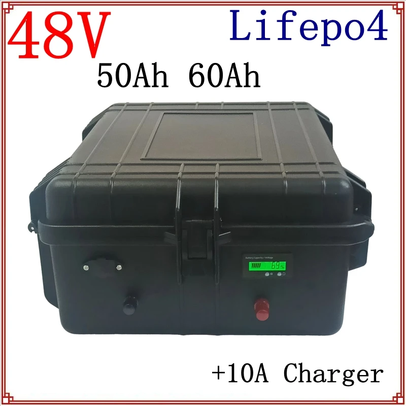 lithium 48V 60Ah 50AH lifepo4 battery deep cycle for 3500w Solar energy storage Scooter bike MPPT inverter + 10A charger
lithium 48V 60Ah 50AH lifepo4 battery deep cycle for 3500w Solar energy storage Scooter bike MPPT inverter + 10A charger