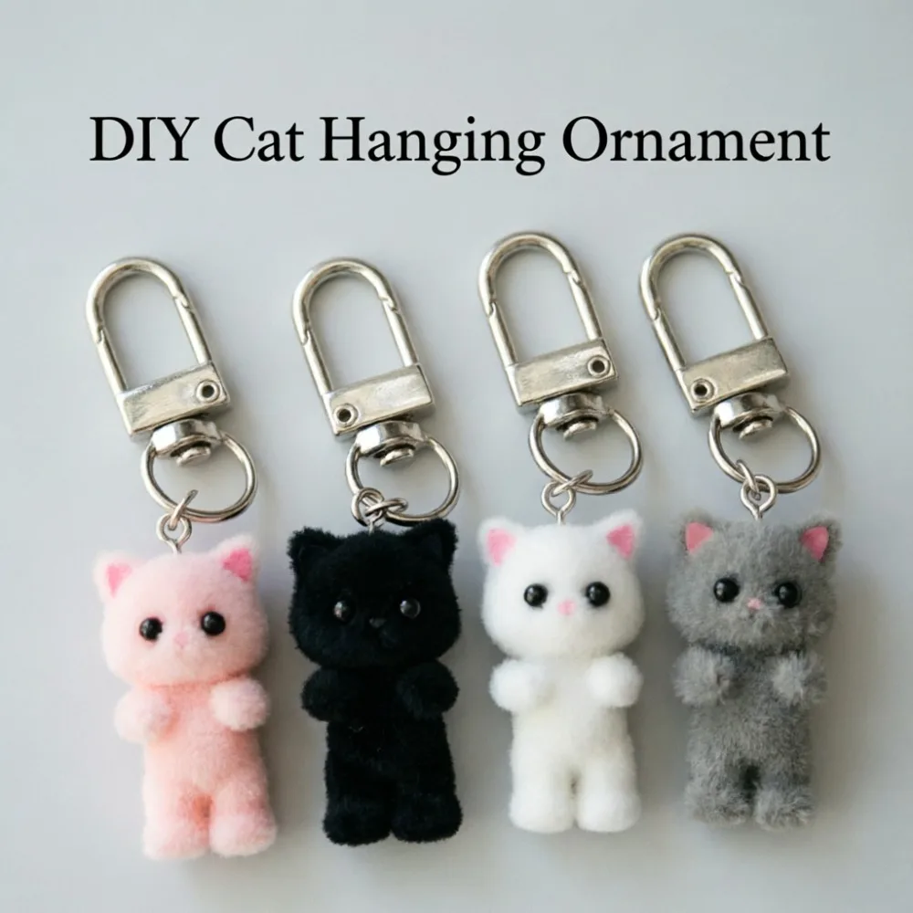 Cartoon Flocking Black Cat Key Ring Soft Plush Animal Pendant Keyring Gift Girlfriends Cute Custom Keychain Funny Bag Hanging
Cartoon Flocking Black Cat Key Ring Soft Plush Animal Pendant Keyring Gift Girlfriends Cute Custom Keychain Funny Bag Hanging