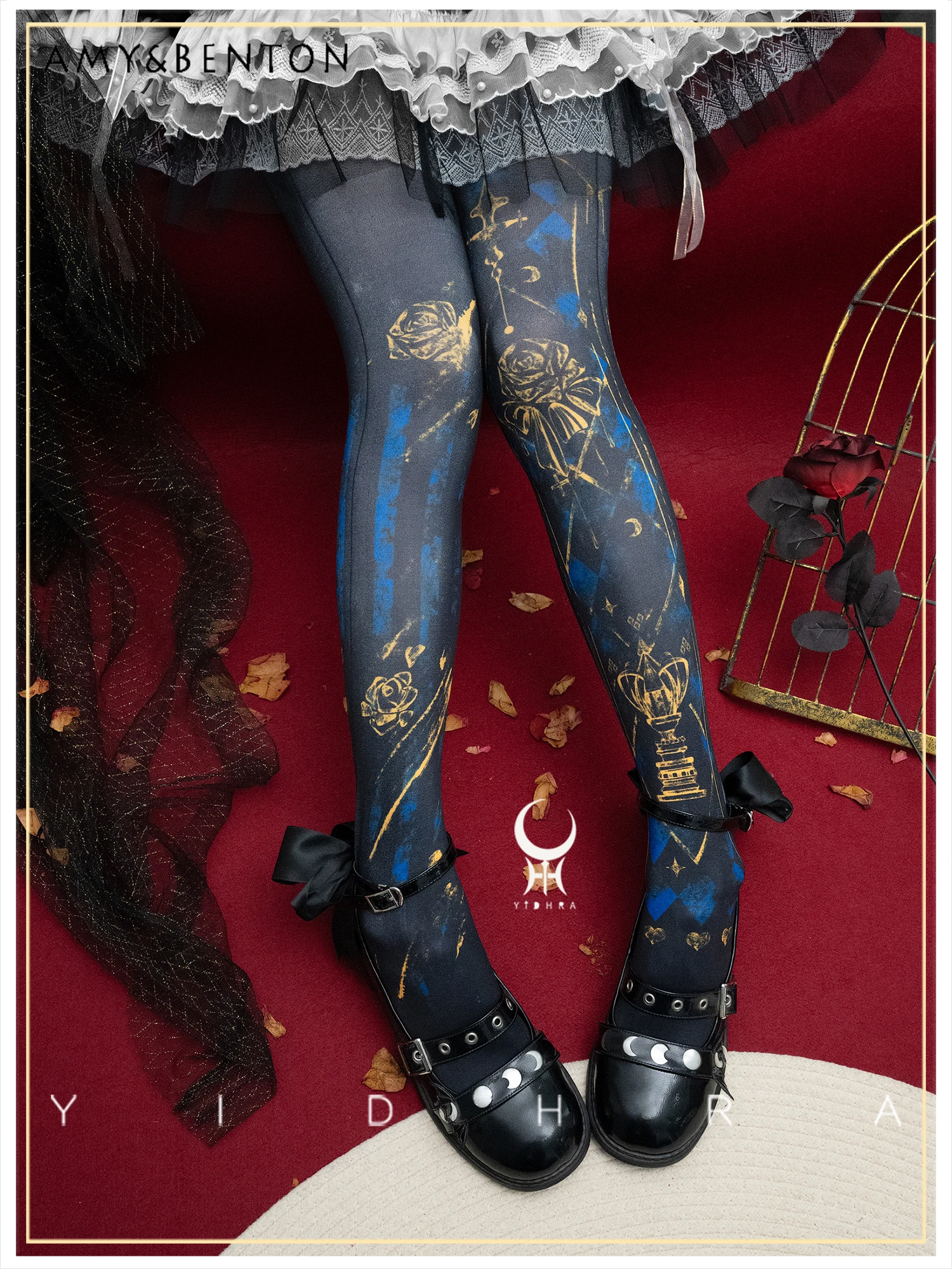 Original British Court Style Retro Print Lolita Style Pantyhose Subculture Sexy High Waist Stockings Gothic Y2K Pantyhose Women
Original British Court Style Retro Print Lolita Style Pantyhose Subculture Sexy High Waist Stockings Gothic Y2K Pantyhose Women