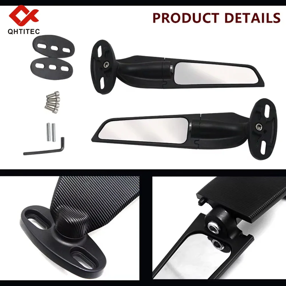 For Yamaha YZFR1 R3 R6 R6S R15 R25 R125 V2 V3 2pc Motorcycle Mirror Accessories 360° Rotating Modified Wind Wing Rearview Mirror
For Yamaha YZFR1 R3 R6 R6S R15 R25 R125 V2 V3 2pc Motorcycle Mirror Accessories 360° Rotating Modified Wind Wing Rearview Mirror