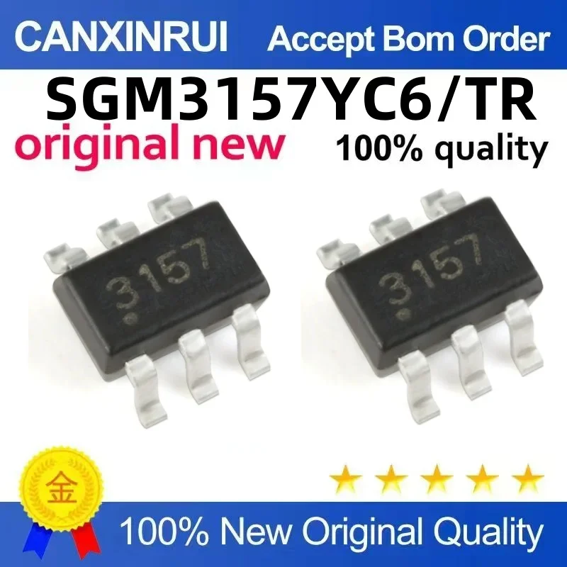 (5-100 pieces)Brand new original SGM3157YC6/TR silk screen 3157 SC70-6 spot chip IC
(5-100 pieces)Brand new original SGM3157YC6/TR silk screen 3157 SC70-6 spot chip IC
