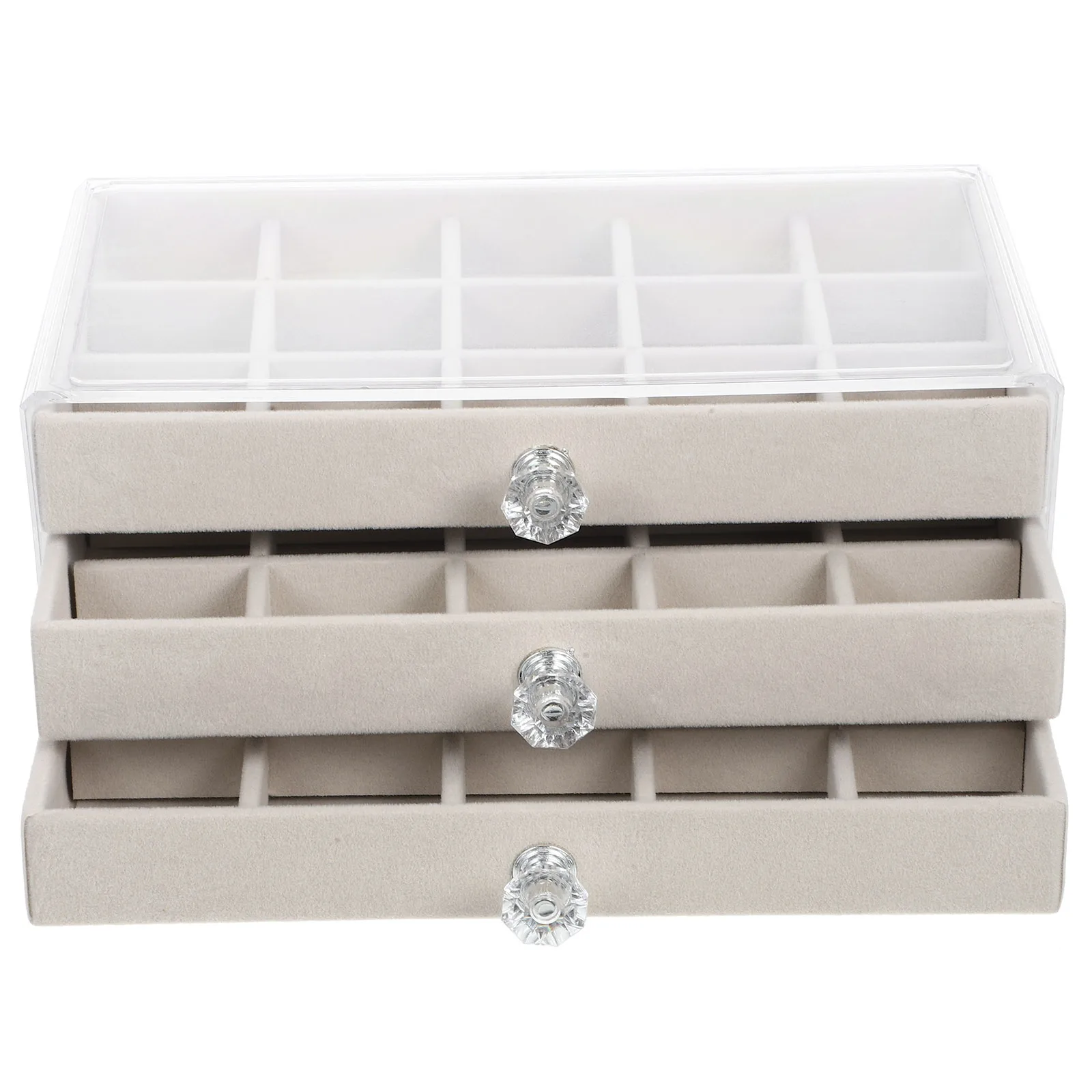 45 Grid Jewelry Box Multi-Layer Desktop Organizer for Necklace Earring Ring Watch Storage Case Compact Travel Solution
45 Grid Jewelry Box Multi-Layer Desktop Organizer for Necklace Earring Ring Watch Storage Case Compact Travel Solution