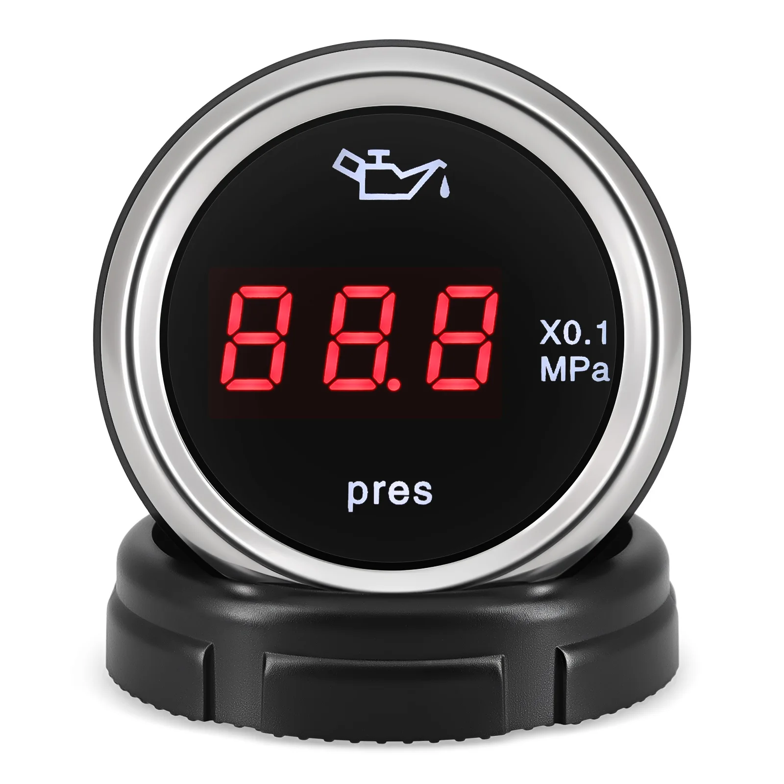 Digital Oil Pressure Gauge with Flashing Alarm 0-1.00MPa Car Engine Oil Pressure Meter With Sensors 12V/24V for Auto Motorcycle
Digital Oil Pressure Gauge with Flashing Alarm 0-1.00MPa Car Engine Oil Pressure Meter With Sensors 12V/24V for Auto Motorcycle