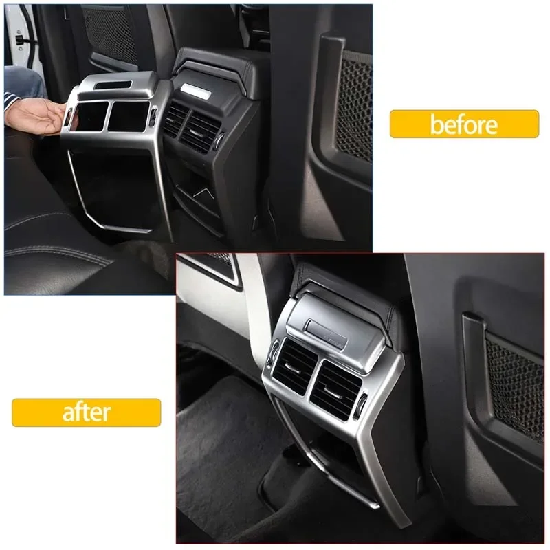 For 2014-2018 Land Rover Range Rover Evoque ABS car rear air conditioning air outlet anti-kick mask sticker interior accessories
For 2014-2018 Land Rover Range Rover Evoque ABS car rear air conditioning air outlet anti-kick mask sticker interior accessories