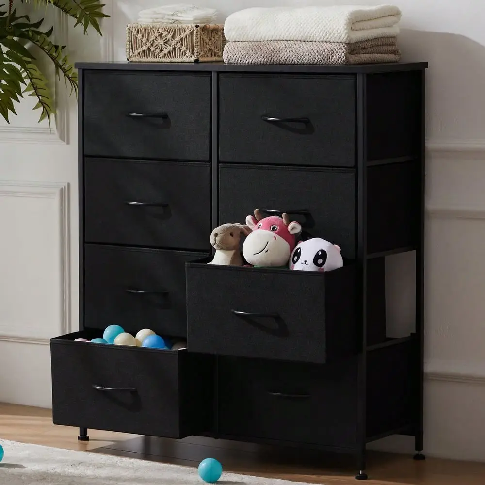 Dresser For Bedroom With 8 Drawers Tall Dresser Chest Of Drawers Fabric Dresser With Wood Top And Sturdy Steel Frame
Dresser For Bedroom With 8 Drawers Tall Dresser Chest Of Drawers Fabric Dresser With Wood Top And Sturdy Steel Frame