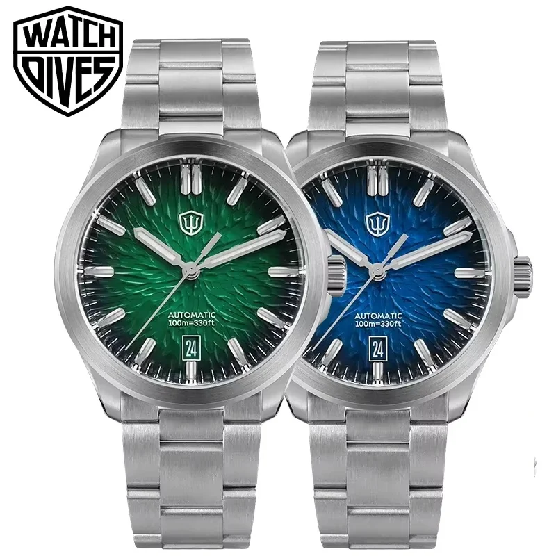 Watchdives WD0005 Men Watch NH35 Automatic Movement 39mm Vintage Watches Domed Sapphire Crystal BGW9 Luminous 10Bar Waterproof
Watchdives WD0005 Men Watch NH35 Automatic Movement 39mm Vintage Watches Domed Sapphire Crystal BGW9 Luminous 10Bar Waterproof