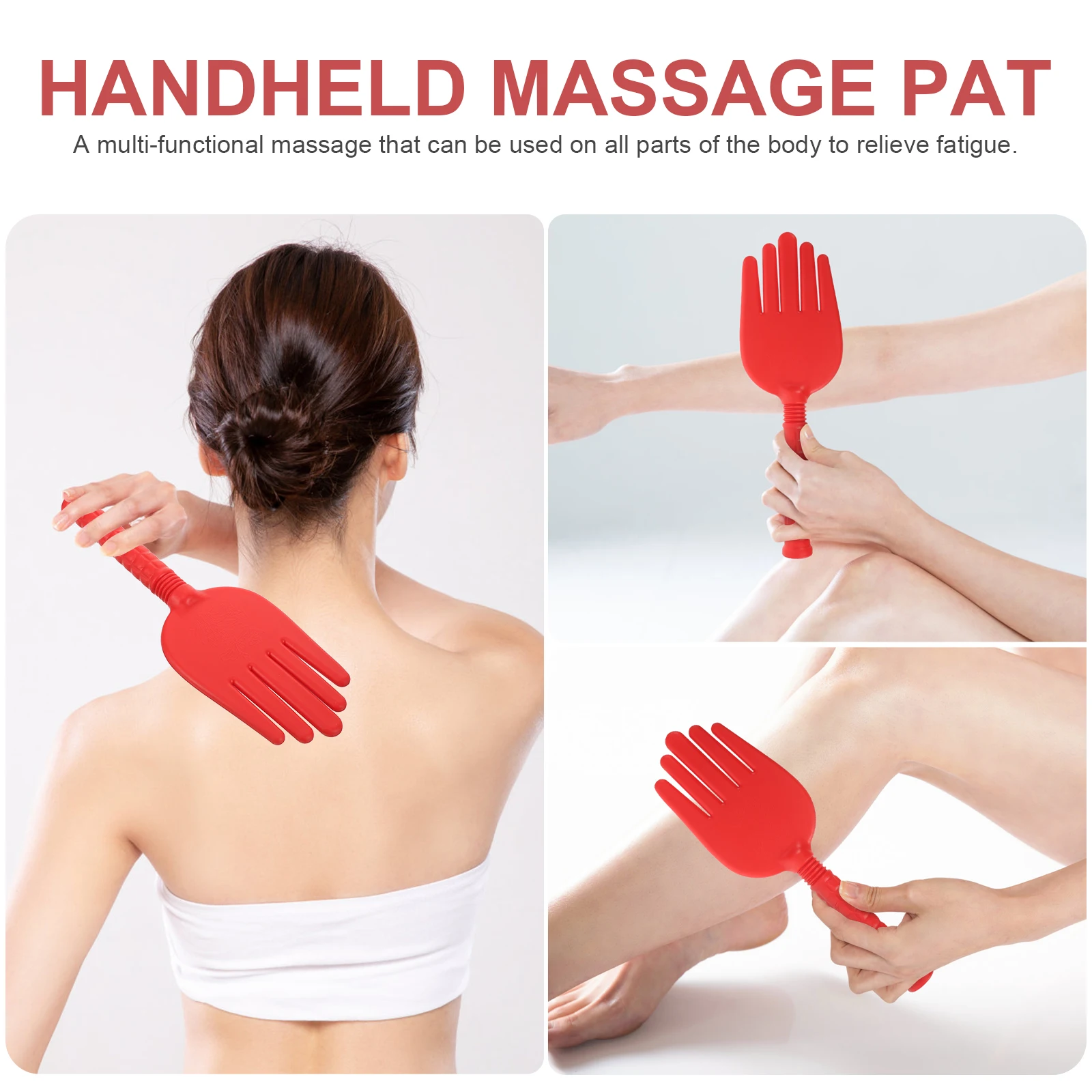 Portable Five Fingers Massage Pat Red Back Body Tool Relieve Fatigue Massager Stick Neck Shoulder Leg Muscle
Portable Five Fingers Massage Pat Red Back Body Tool Relieve Fatigue Massager Stick Neck Shoulder Leg Muscle