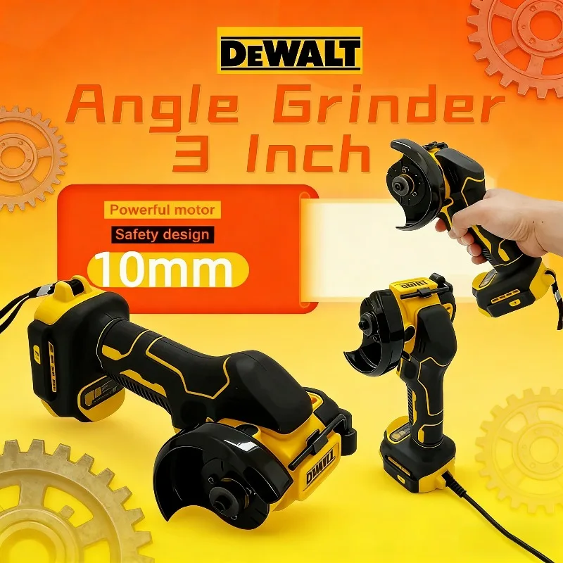 DEWALT 3 Inch Mini Cordless Angle Grinder Polishing Grinding Machine Electric Cutting Power Tools Cordless For Dewalt Battery
DEWALT 3 Inch Mini Cordless Angle Grinder Polishing Grinding Machine Electric Cutting Power Tools Cordless For Dewalt Battery