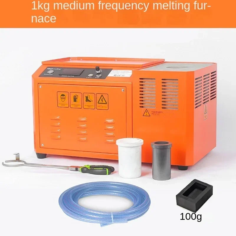 New 2kg Gold Melting Furnace Silver Melting Tools Medium Frequency Furnace High Frequency High Temperature Gold Melting Machine
New 2kg Gold Melting Furnace Silver Melting Tools Medium Frequency Furnace High Frequency High Temperature Gold Melting Machine