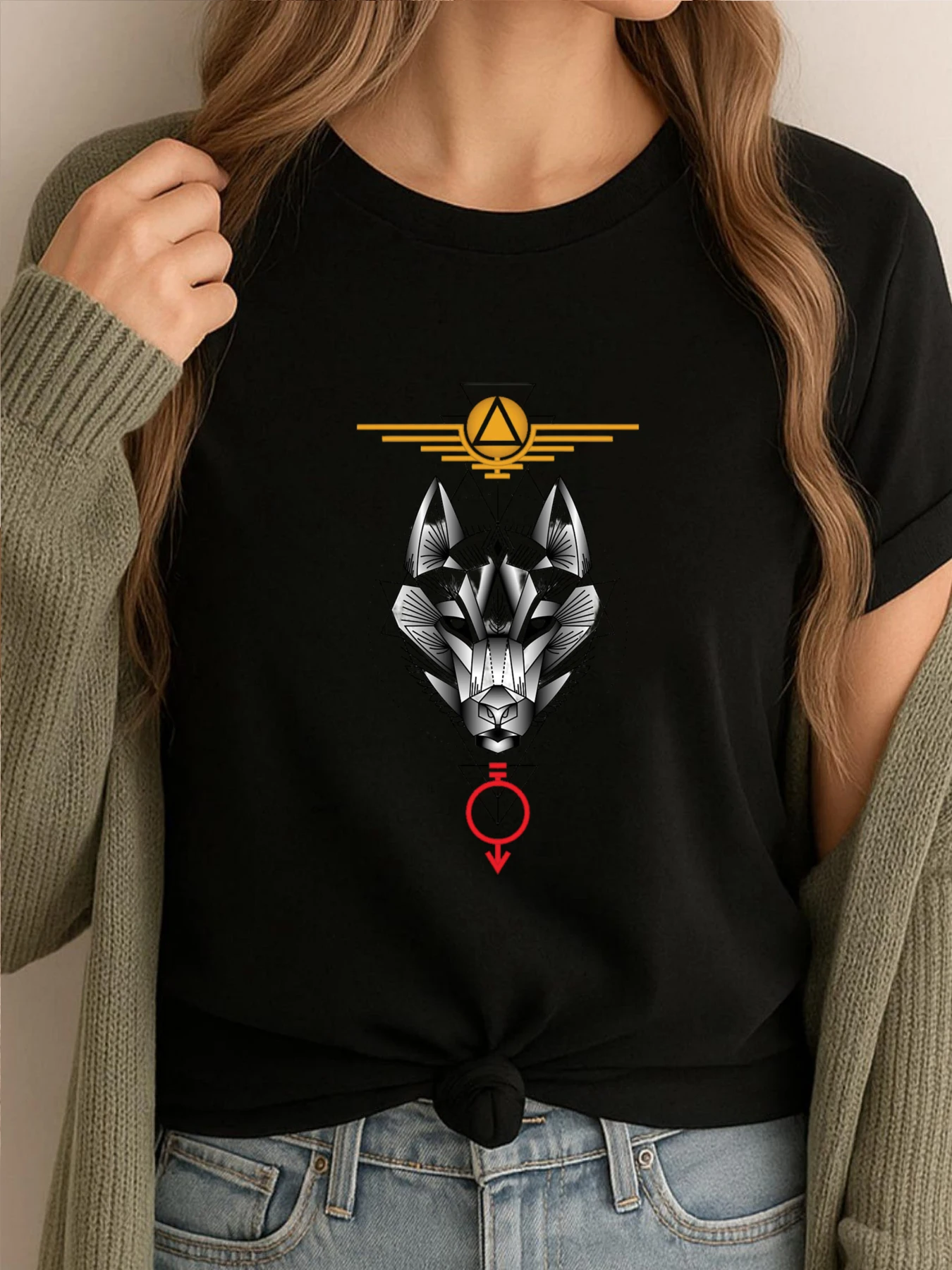 Geometric Howler Color Shirts Men Graphic Tees New Shirts And T-Shirts Retro T-shirt Character Printed Clothes
Geometric Howler Color Shirts Men Graphic Tees New Shirts And T-Shirts Retro T-shirt Character Printed Clothes